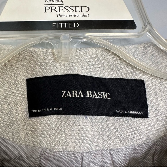 Zara Ladies Grey 3/4 Coat - Picture 5 of 8